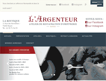 Tablet Screenshot of largenteur-rouen.com